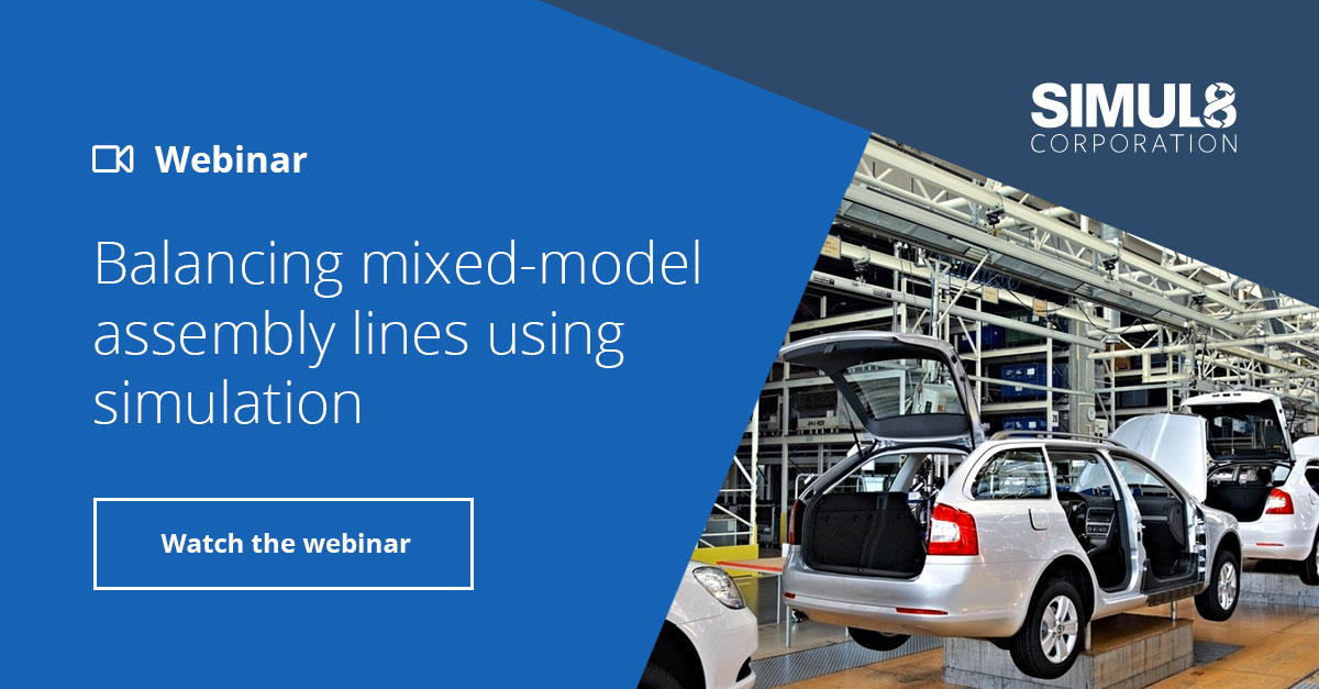 Balancing Mixed-Model Assembly Lines using Simulation Webinar | SIMUL8