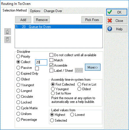 Route In Collect Dialog Example